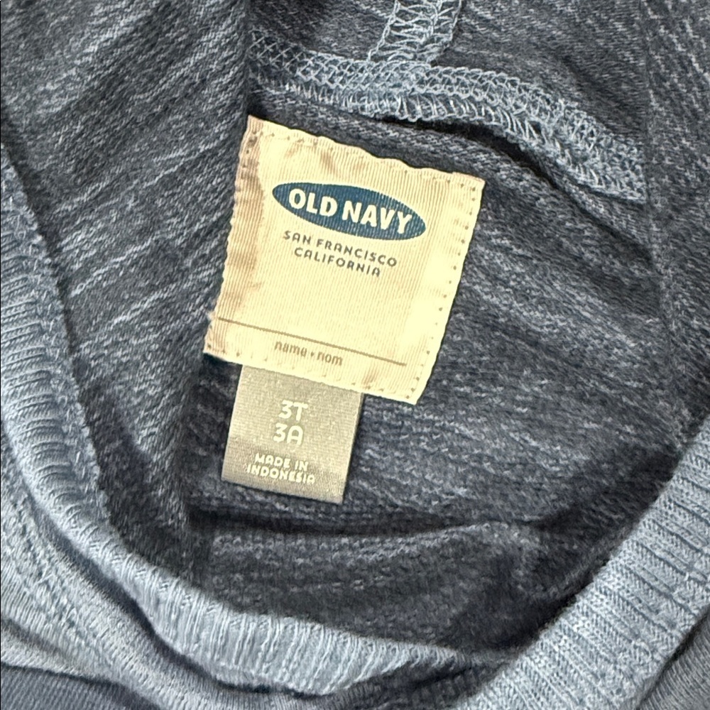 Boys Blue Hoodie Sweater - Picture 3 of 3